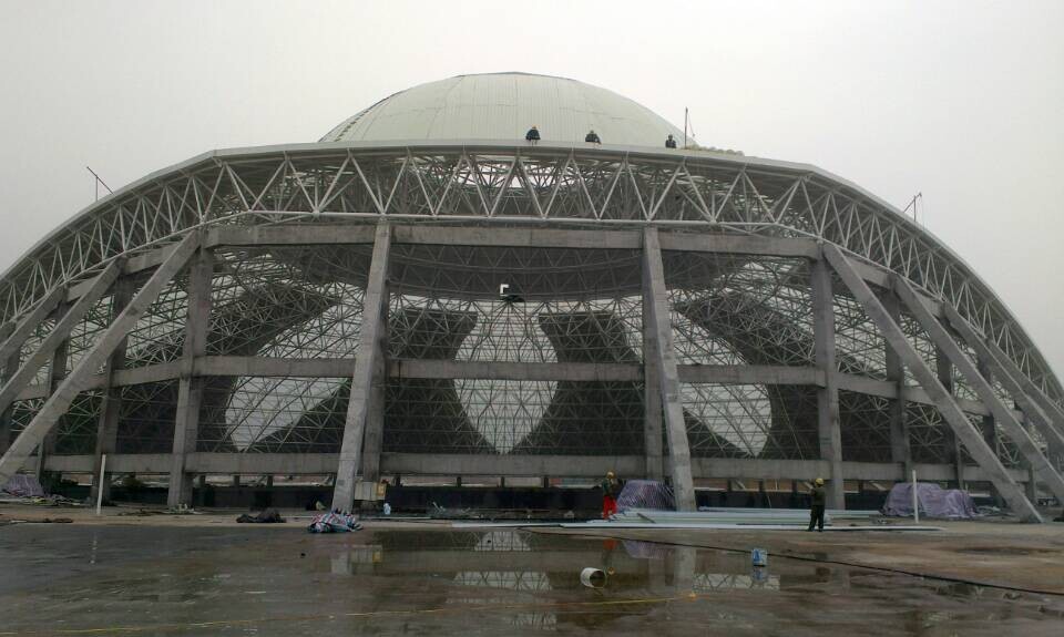 武穴温泉馆网架工程